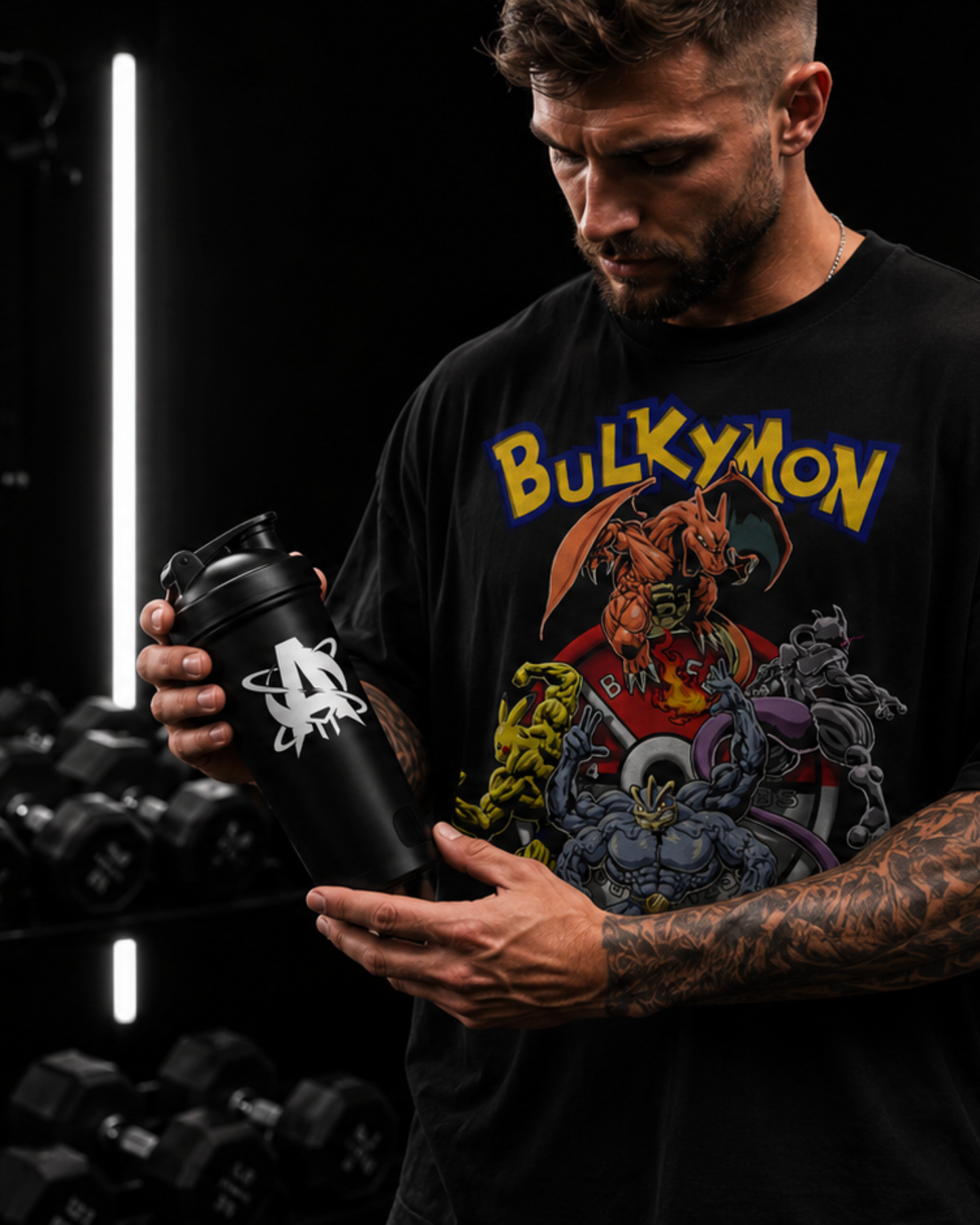 Anabolic Multiverse Protein Shaker Black Version for bodybuilders and fitness
