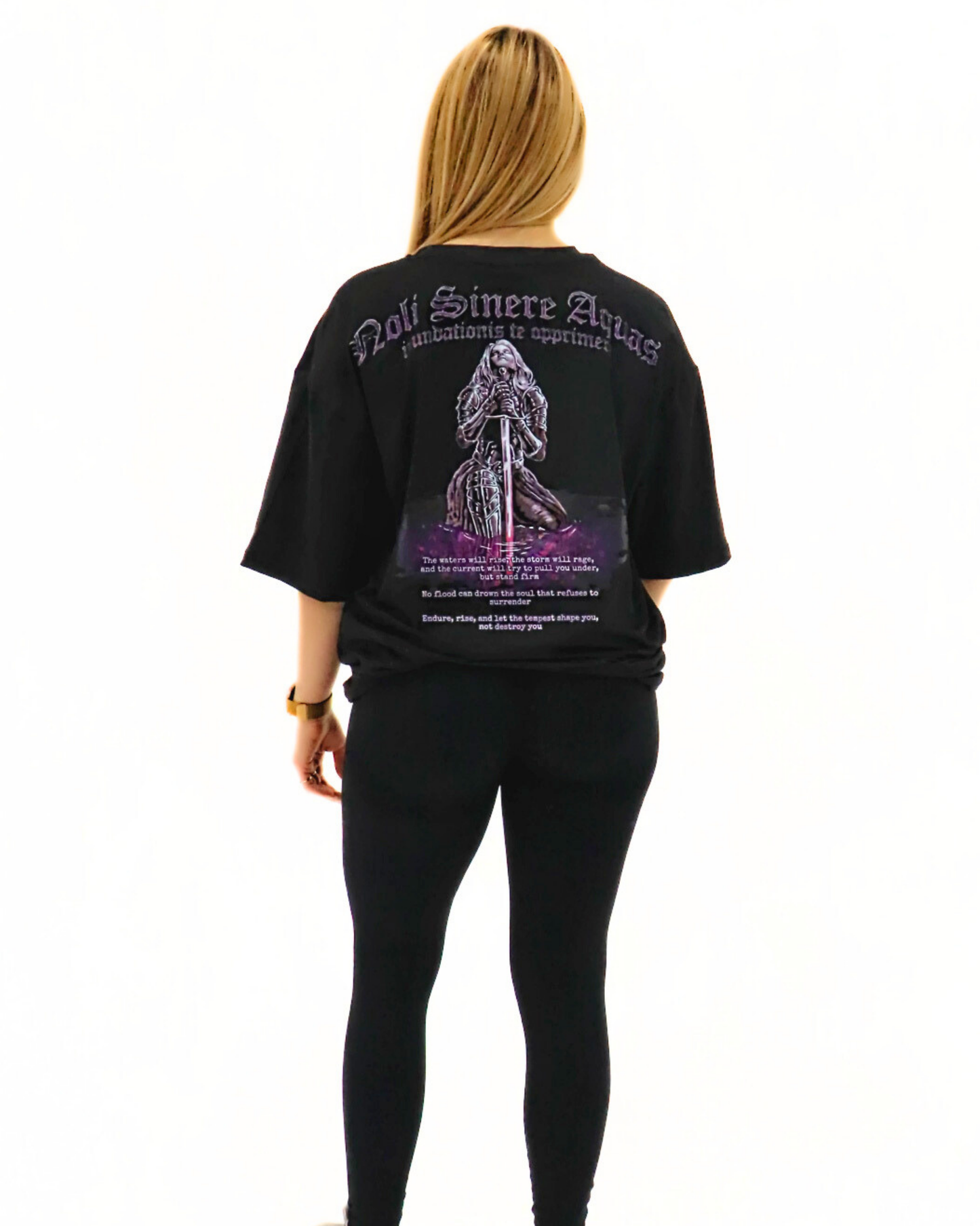 NOLI SINERE AQUAS  – Premium OVERSIZED T-Shirt