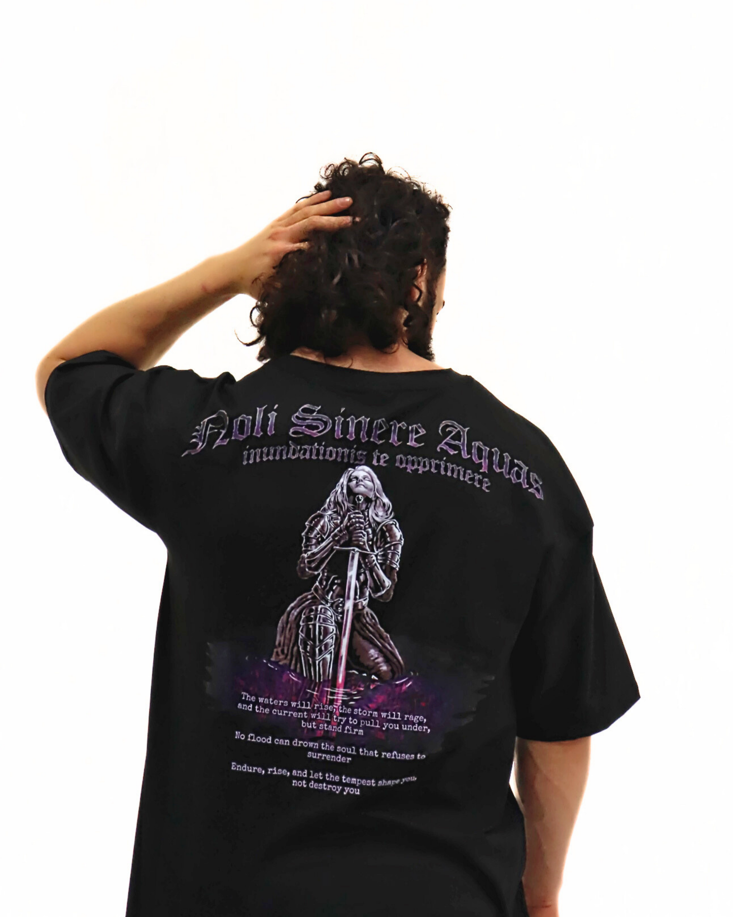 NOLI SINERE AQUAS  – Premium OVERSIZED T-Shirt