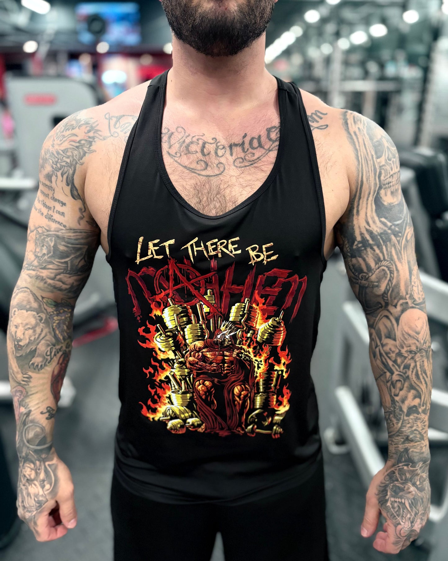 Let There Be Mayhem : Tank Top Stringer
