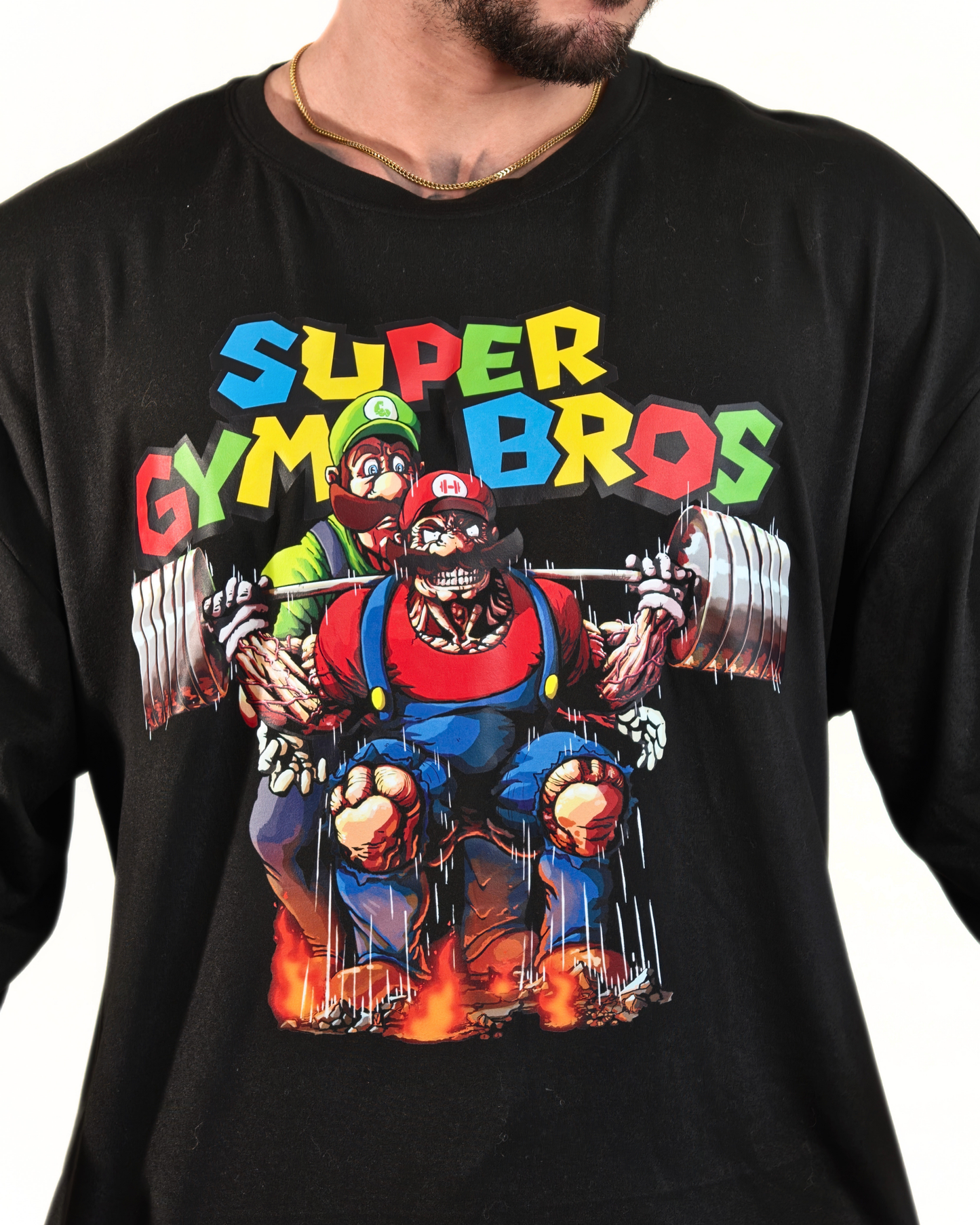 Super Gym Bros : Oversize Tee