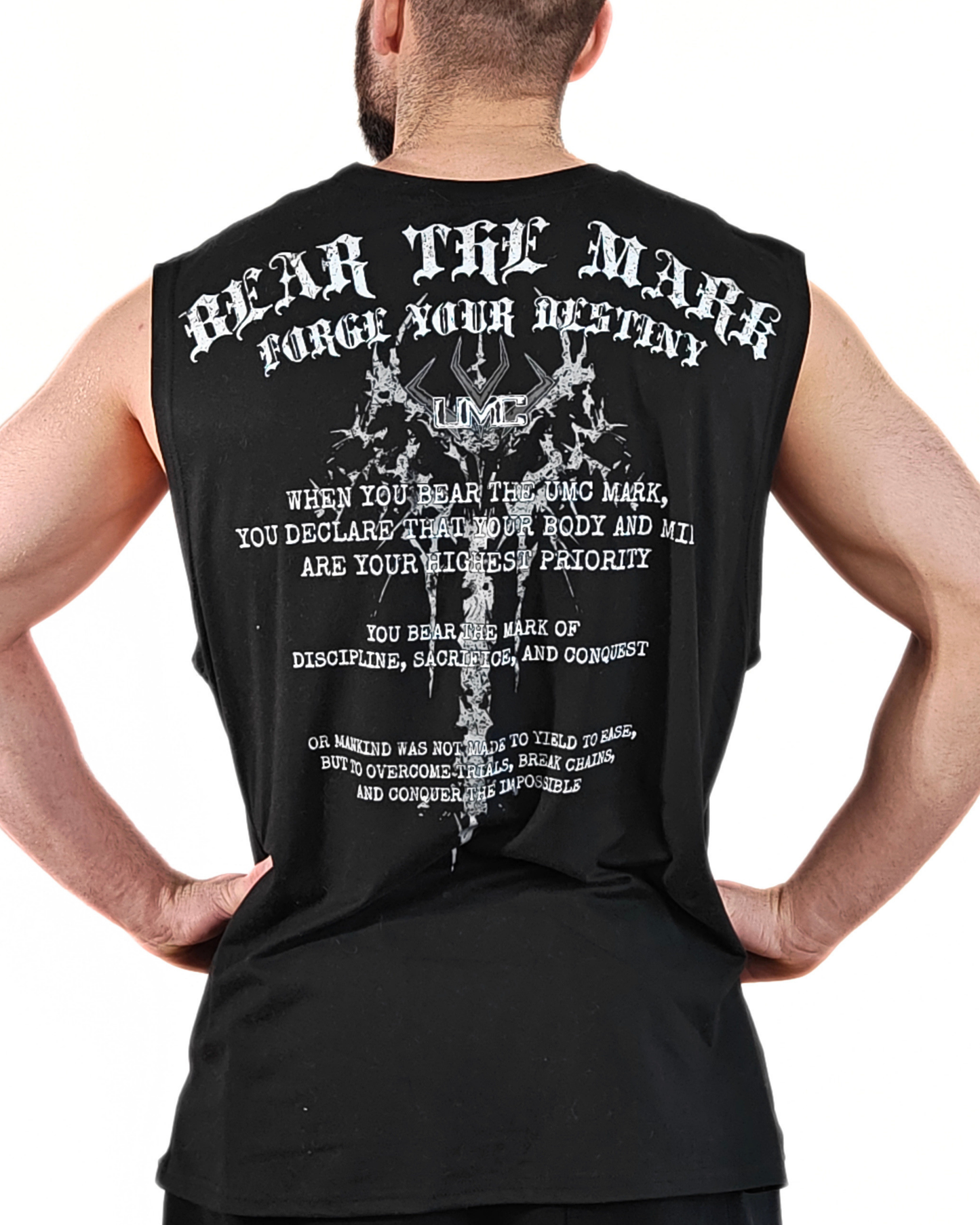 UMC Bear the Mark Monochrome Edition : Oversized Tank Top