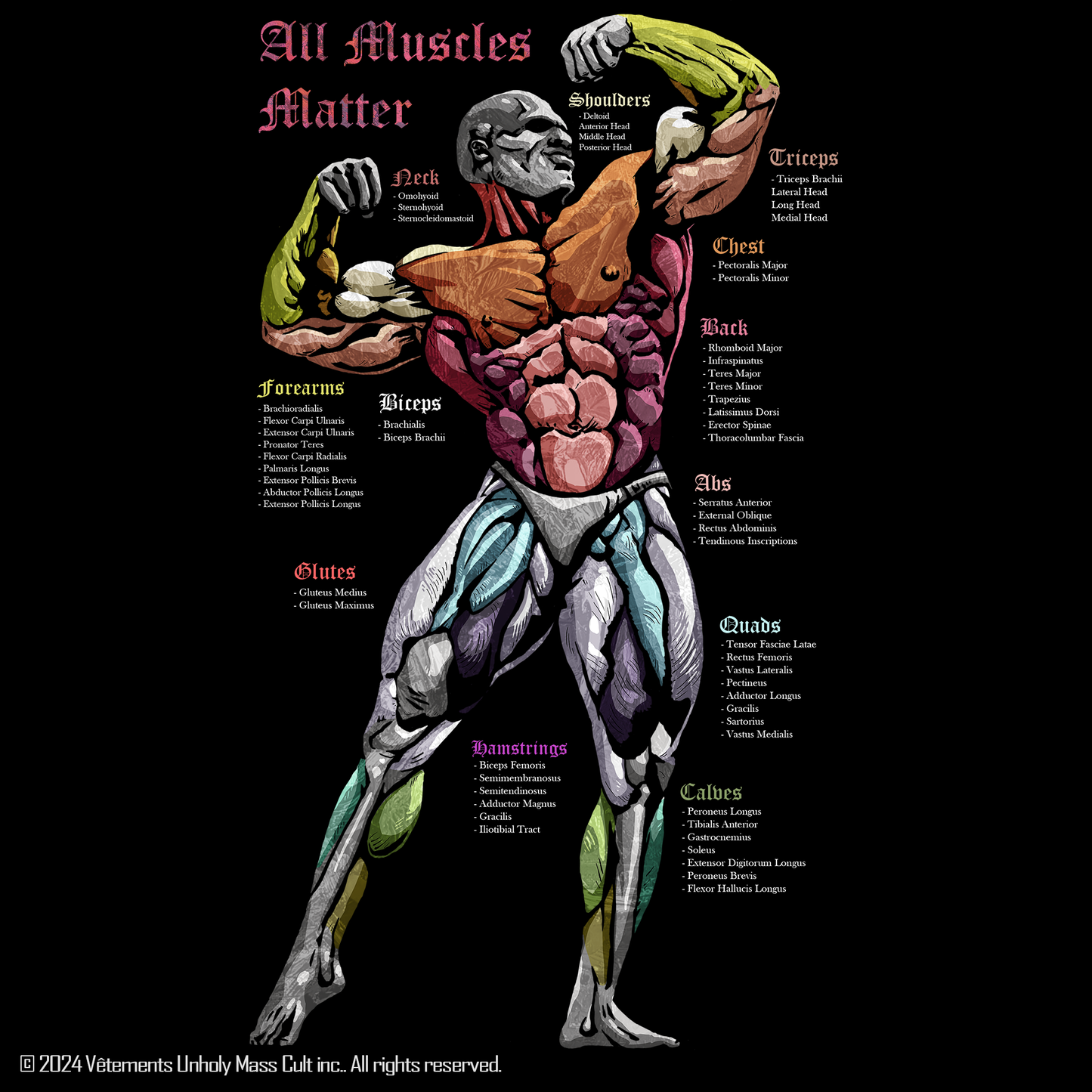 All Muscles Matter : Graphic Tee