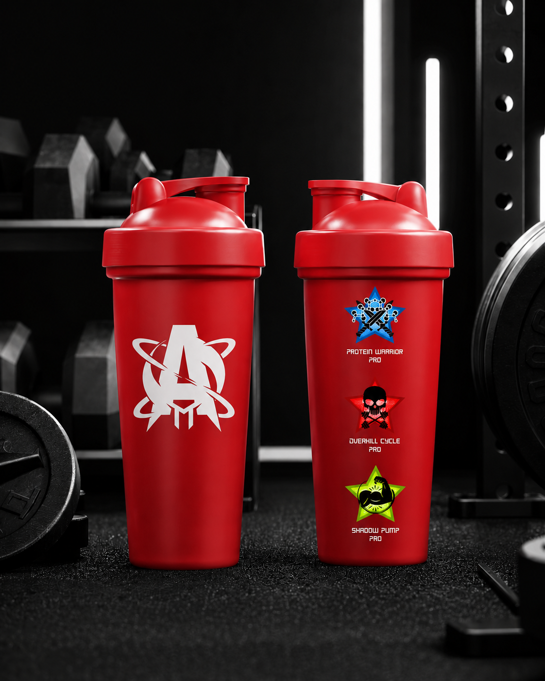 Anabolic Multiverse Protein Shaker Red Version for bodybuilders and fitness