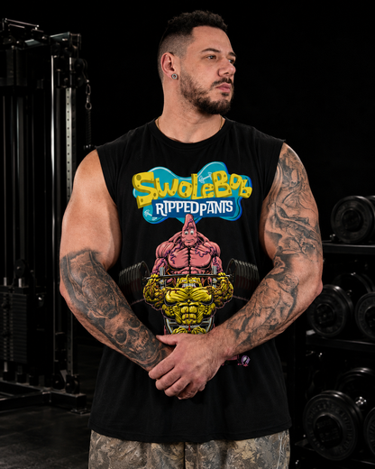 SwoleBob Ripped Pants : Oversized Tank Top