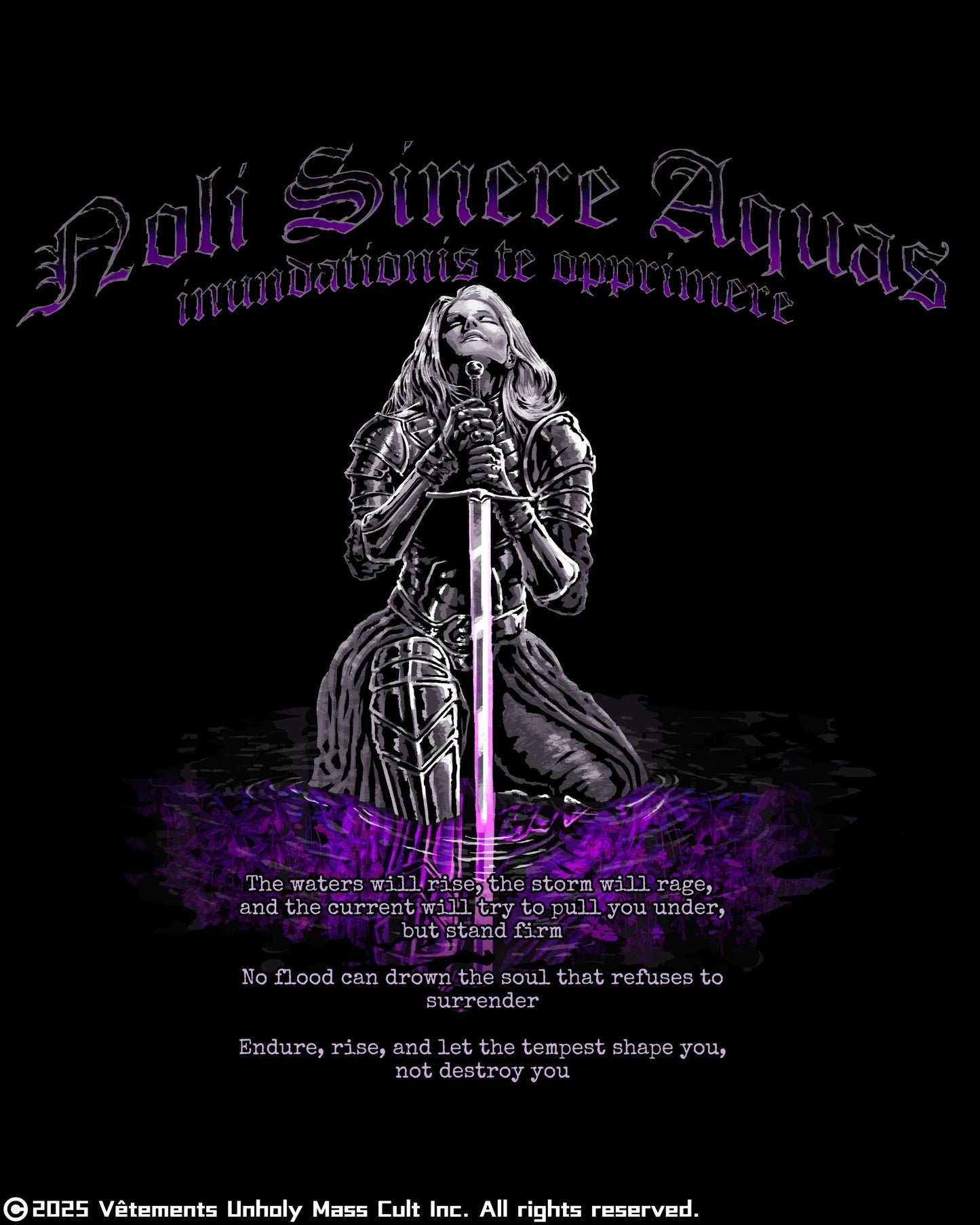 NOLI SINERE AQUAS  – Premium OVERSIZED T-Shirt
