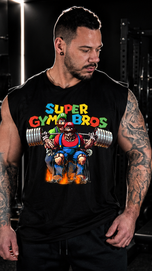 Super gym Bros : Oversized Tank Top