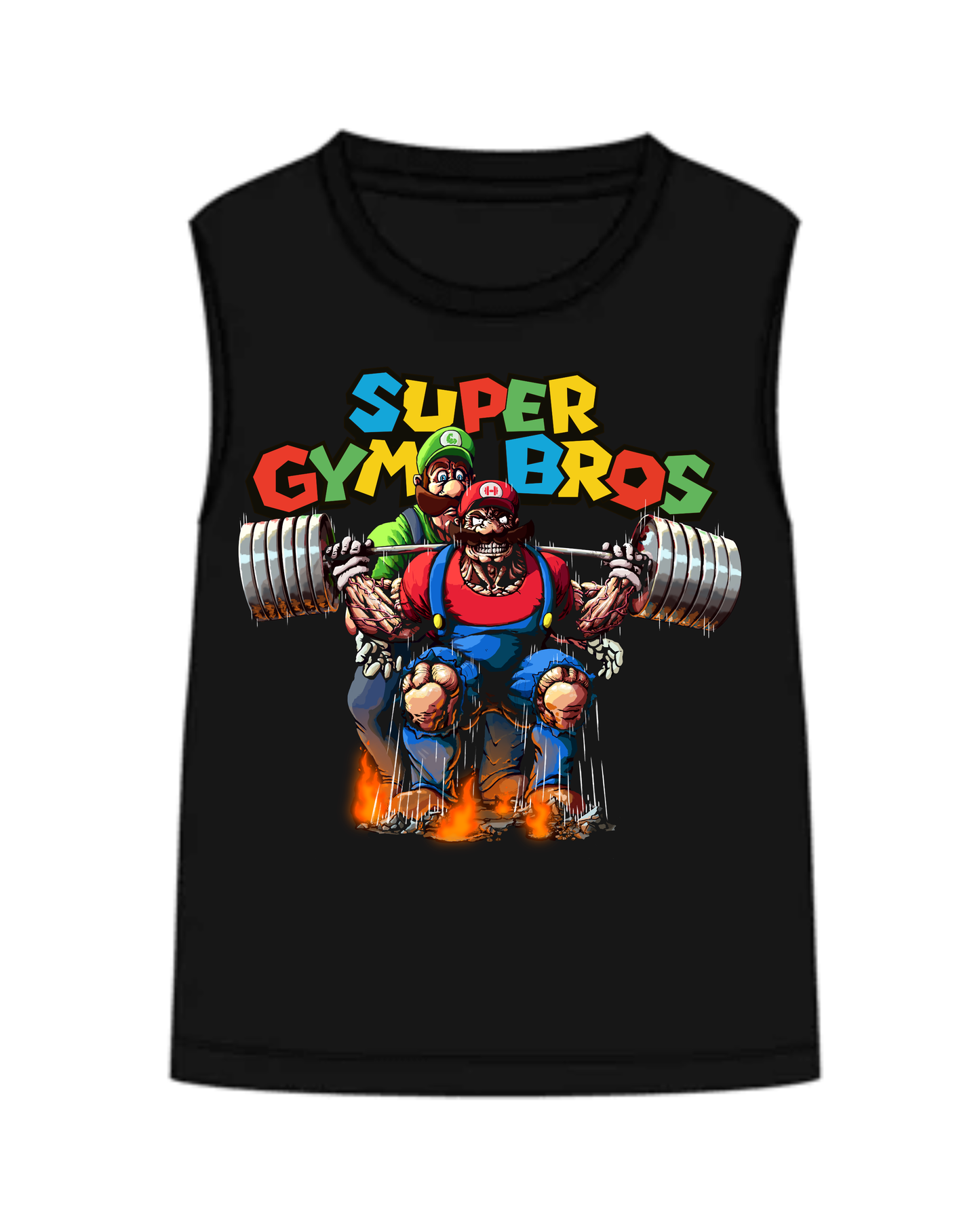 Super gym Bros : Oversized Tank Top