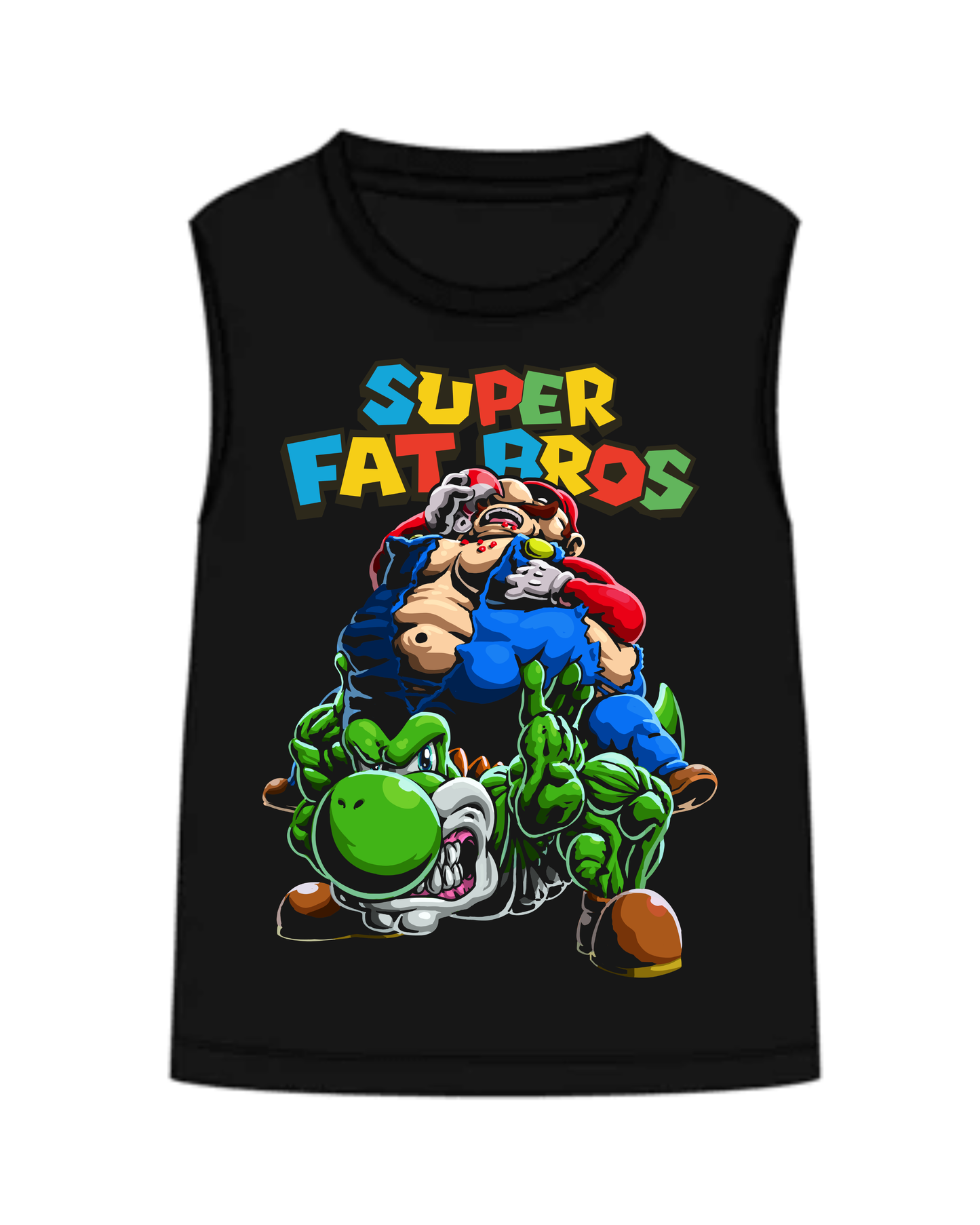 Super Fat Bros : Oversized Tank Top