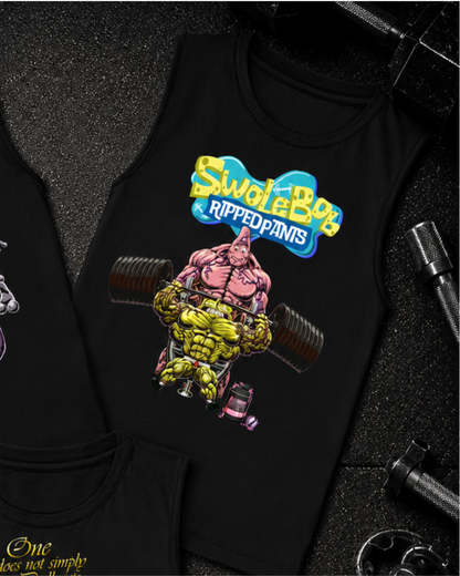 SwoleBob Ripped Pants : Oversized Tank Top